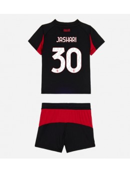 AC Milan Ardon Jashari #30 Replika Hemmakläder Barn 2025-26 Kortärmad (+ byxor)